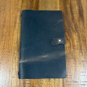 NWOT KMM&Co. Grey Sky Old Style Leather Journal